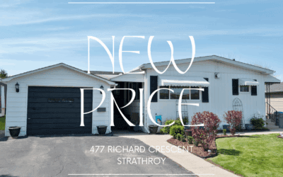 New Price!  477 Richard Cr, Strathroy – $324,900