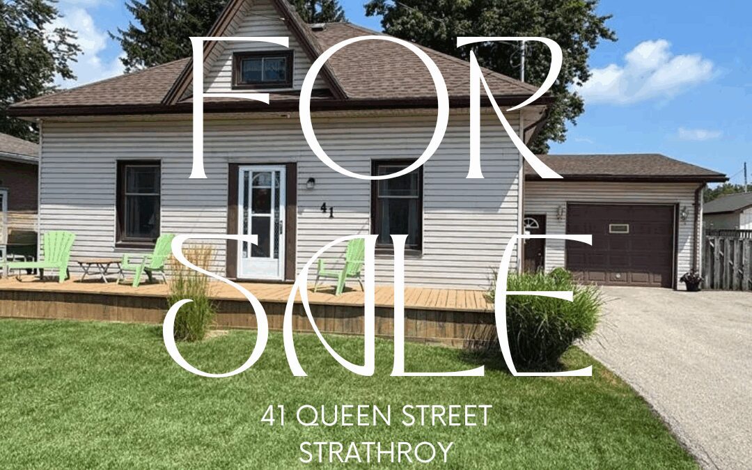 For Sale! 41 Queen Street., Strathroy – $524,900