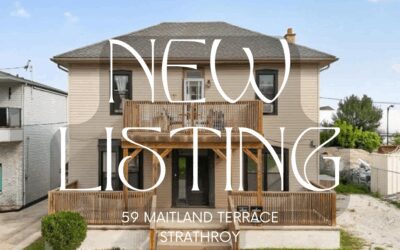 Strathroy Triplex! 59 Maitland Terrace – $499,900