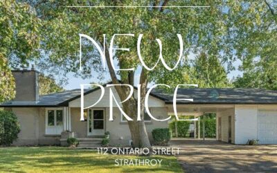 Price Improvement! 112 Ontario St., Strathroy – $569,900