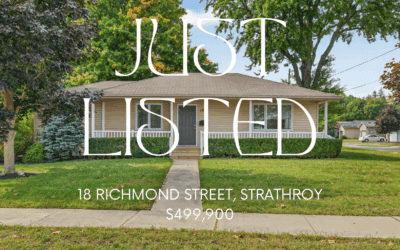 New Strathroy listing! 18 Richmond St – $499,900