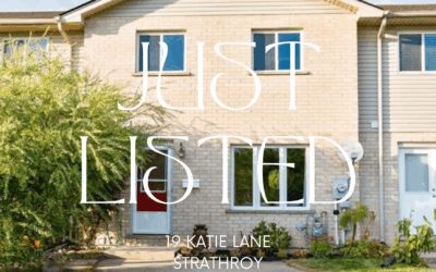 Just listed in Strathroy! 19 Katie Lane – $419,900