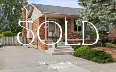 SOLD!! 334 McKellar Street, Strathroy