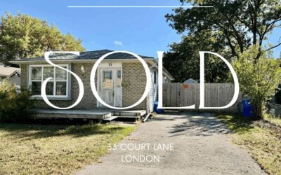 SOLD!! 33 Court Lane, London