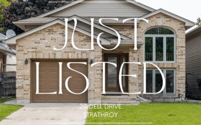Just Listed!! 29 Dell Drive, Strathroy – $539,900