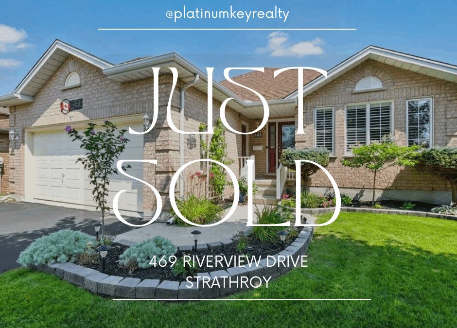 SOLD!! 469 Riverview Dr., Strathroy