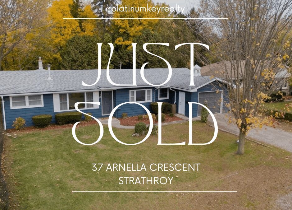 SOLD!! 37 Arnella Crescent, Strathroy