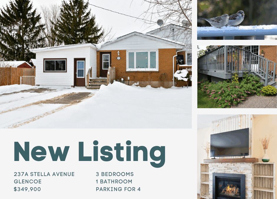 Just listed in Glencoe! 237A Stella Avenue, Glencoe