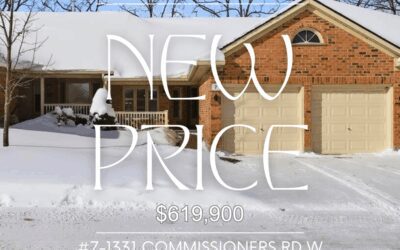 Price Improvement! #7-1331 Commissioners Rd W – $619,900