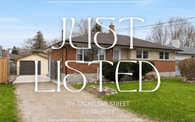 Just listed in Strathroy! 196 McKellar St – $499,900