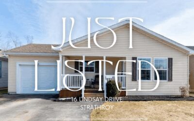 Just listed in Strathroy! 16 Lindsay Dr – $439,900