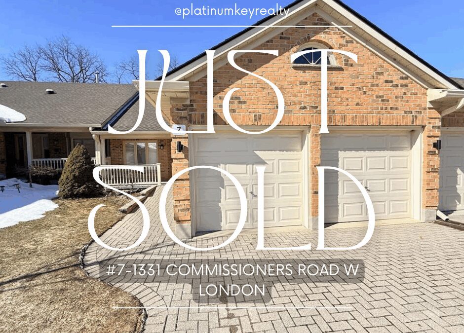 SOLD!! #7-1331 Commissioners Rd W, London