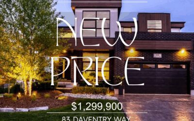 Price Improvement in Kilworth! 83 Daventry Way – $1,299,900