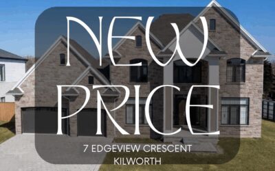 NEW PRICE! 7 Edgeview Crescent, Kilworth – $1,199,900