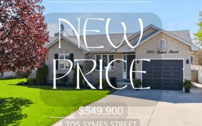 Price Improvement in Glencoe! 205 Symes St – now $549,900!