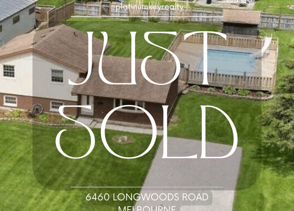 SOLD! 6460 Longwoods Rd., Melbourne