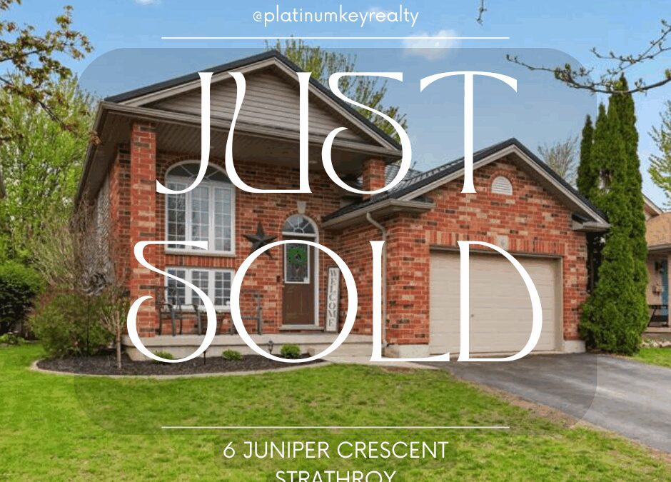 SOLD!! 6 Juniper Crescent, Strathroy