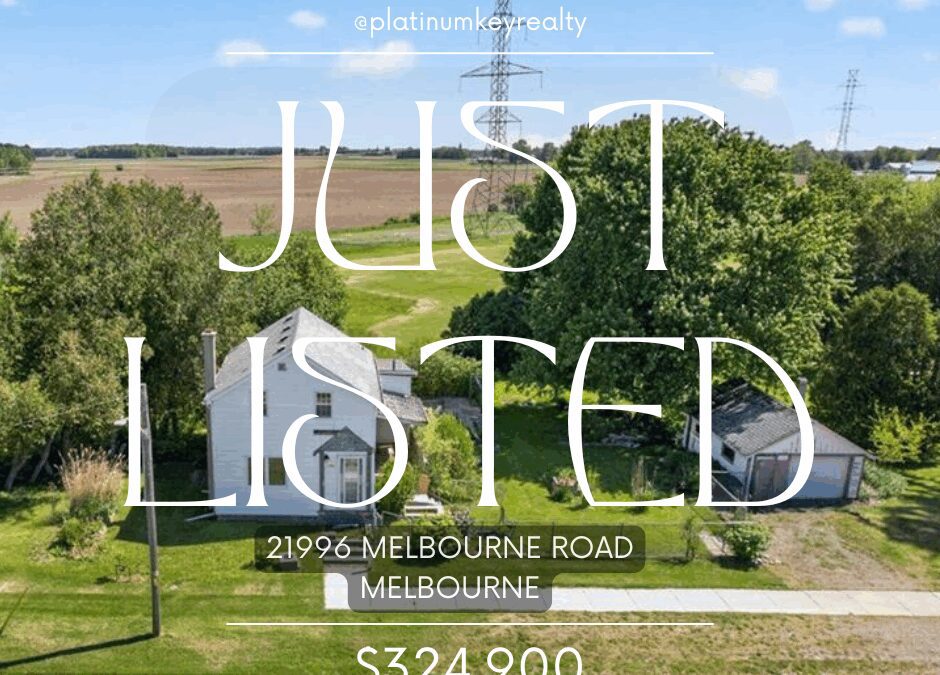 New Melbourne listing! 21996 Melbourne Rd – $324,900