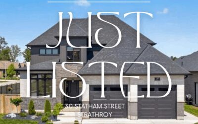 New Strathroy listing! 30 Statham St – $824,900