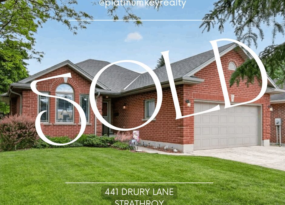 SOLD!!! 441 Drury Lane, Strathroy