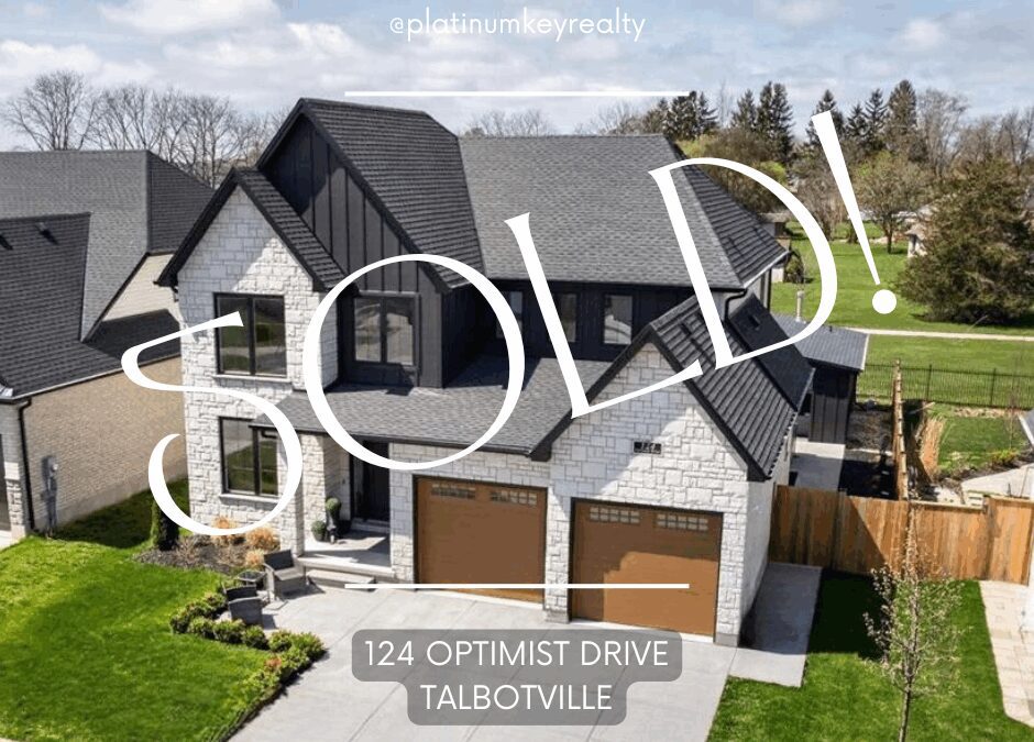 SOLD!! 124 Optimist Drive, Talbotville