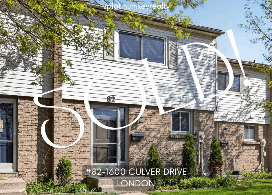 SOLD!! #82-1600 Culver Drive, London