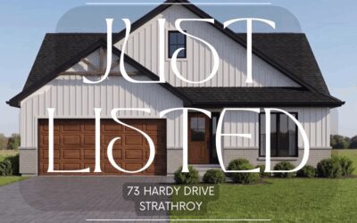 New Strathroy listing – 73 Hardy Dr – $658,900