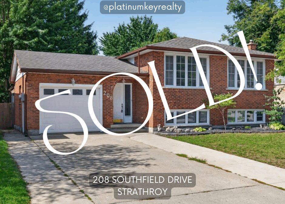SOLD!!! 208 Southfield Drive, Strathroy