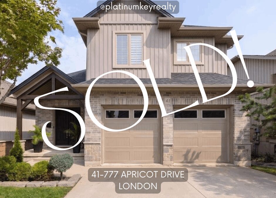 SOLD!! 41-777 Apricot Drive, London