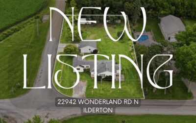 New Ilderton listing! 22942 Wonderland Rd N – $449,900