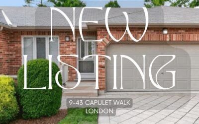 Just listed in London! 9-43 Capulet Walk – $574,900