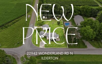 New Price! 22942 Wonderland Rd N, Ilderton – $399,900