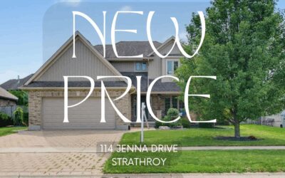 New Price! 114 Jenna Drive, Strathroy – $749,900