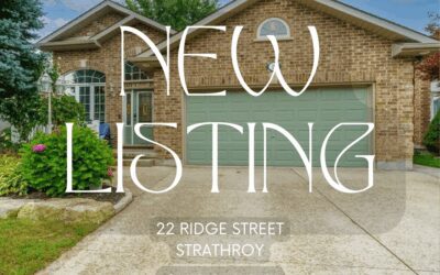Just listed in Strathroy! 22 Ridge St – $629,900